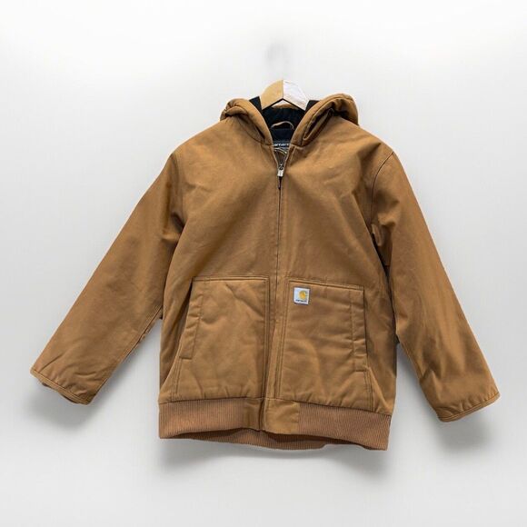Carhartt Other - Carhartt Jacket Canvas Active Quilted Lined Youth Large 14/16 NWT